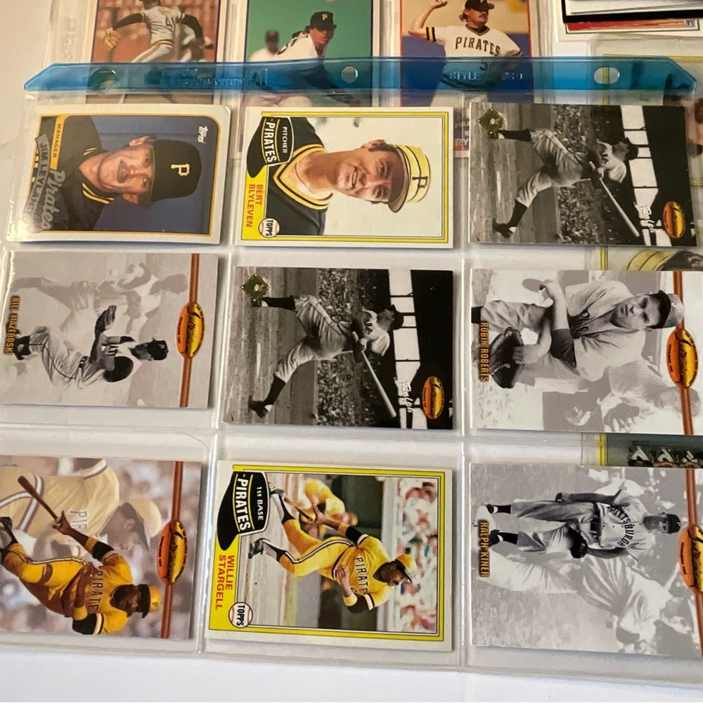 Pittsburgh Pirates MLB Baseball Cards 1981-1993, Topps, Score, Fleer.Lot Of ~185